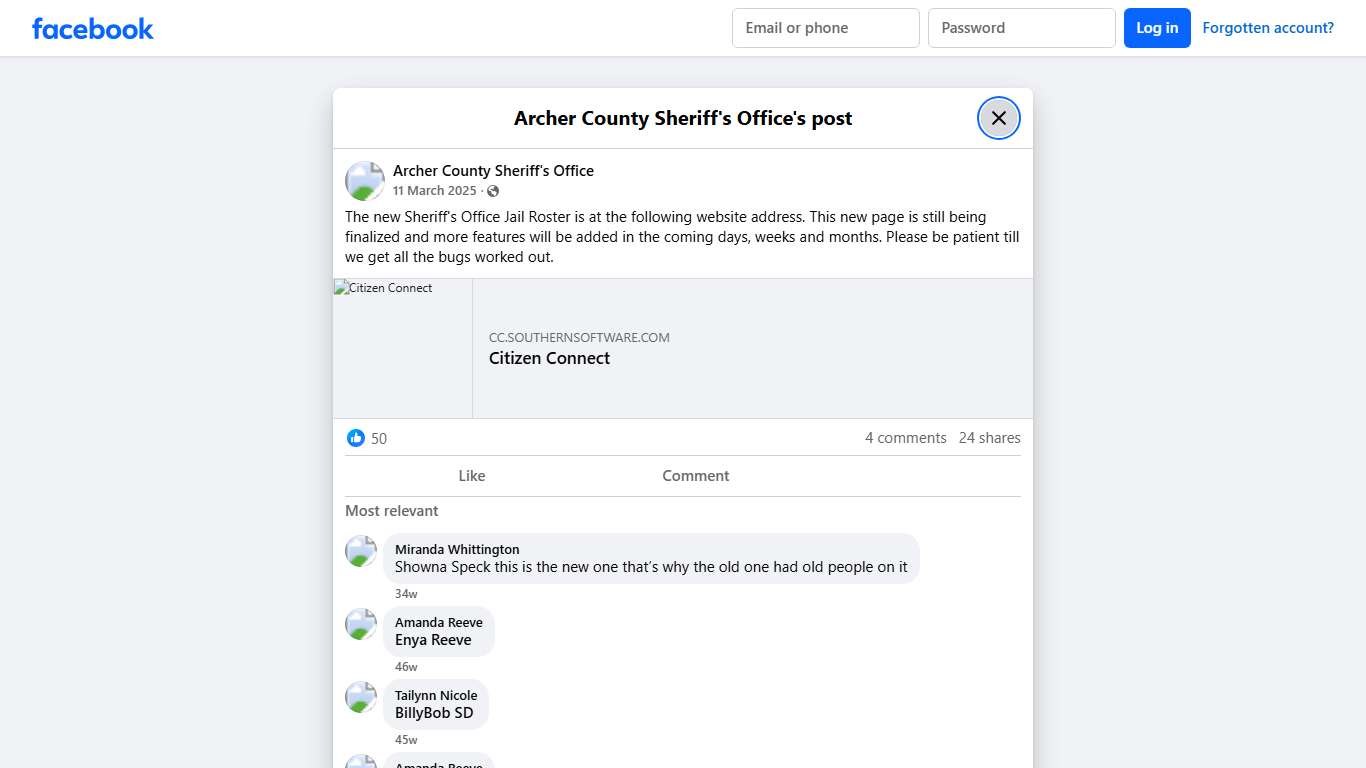 The new Sheriff's Office... - Archer County Sheriff's Office Facebook