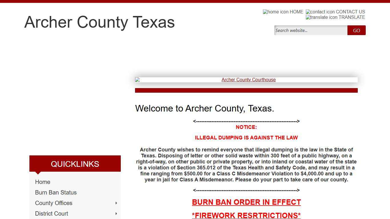 Archer County, Texas